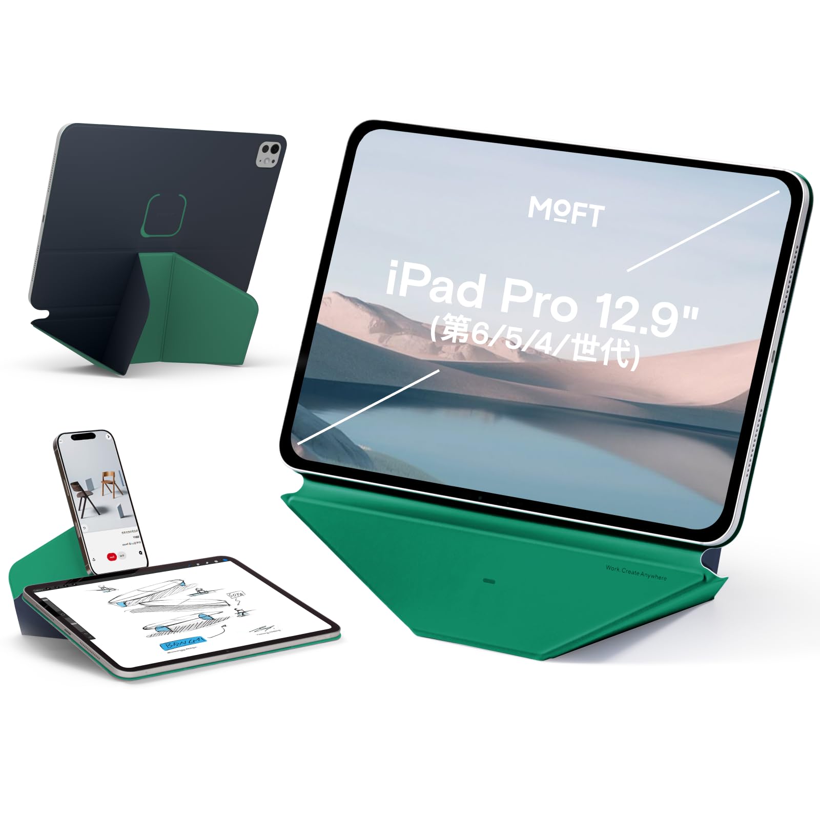 Amazon.co.jp: MOFT【公式直営店】ダイナミックフォリオ iPad Pro 12.9