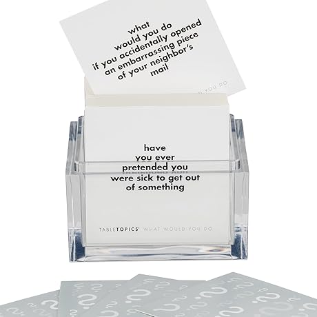 TableTopics What Would You Do - Conversation Starter Questions for Exhilarating Discussions