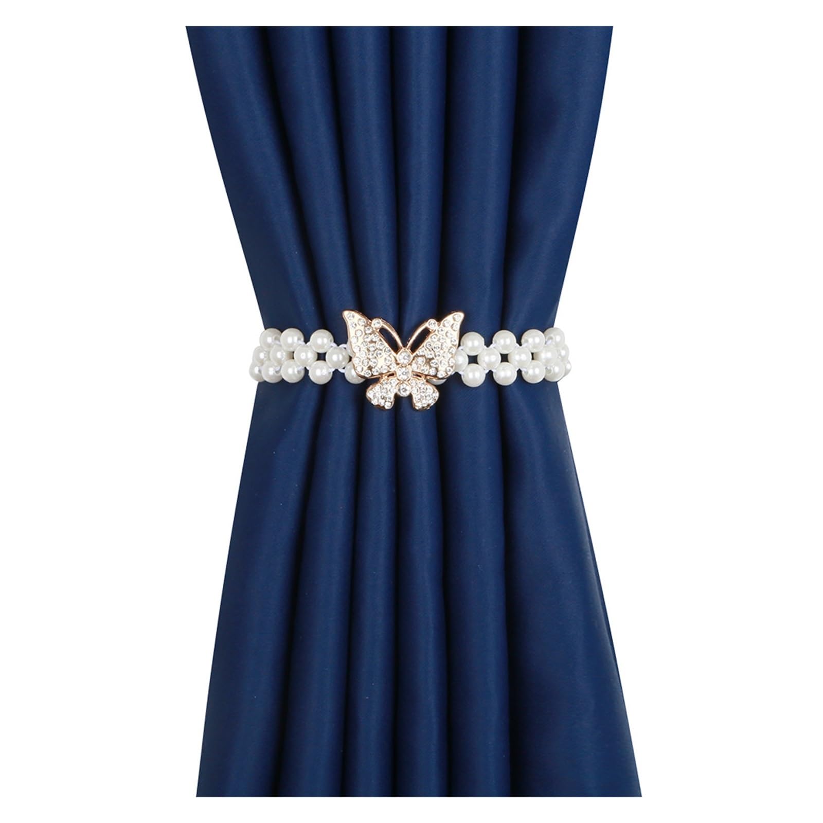 Décoration de rideau Boucle de rideau en perles, attache de sangle d'élan, corde élastique, nœud créatif, boucle, support de rideau, décoration, embrasse de fenêtre, retenue de rideau Embrasse de ride