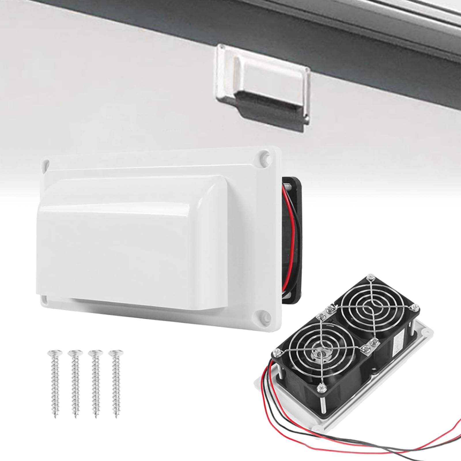 Ventola Di Scarico 12V 25W Griglia di Ventilazione per RV Camper Roulotte