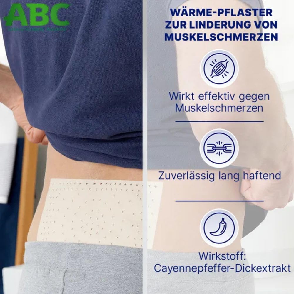 Hansaplast ABC plastry rozgrzewające Capsicum, 2 szt.