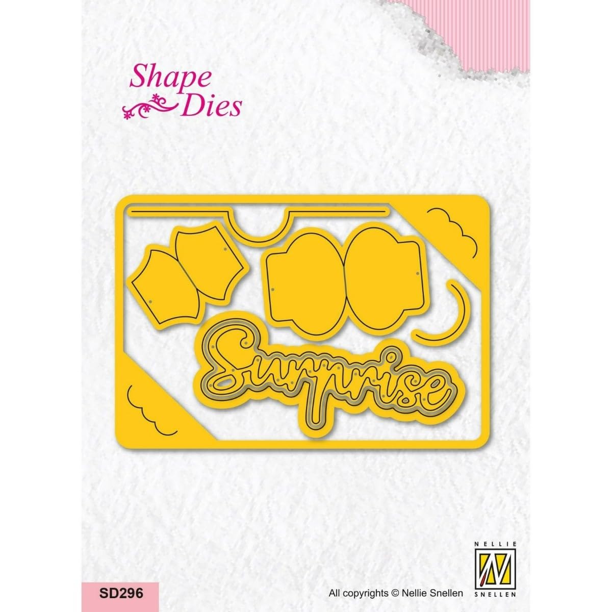 Nellie's Choice Cutting Die Gift Card, 9.2 x 6.3 cm, Card Making Supplies, Metal Craft Dies for Scrapbooking, DIY and Paper Crafts