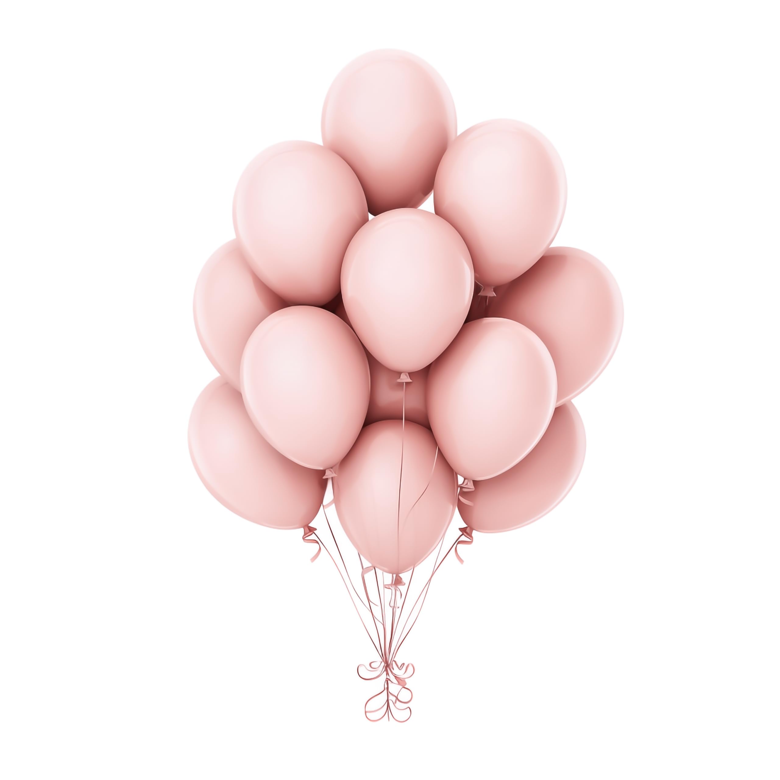 SimpleWild Premium 5-Inch Pastel Apricot Balloons - Small & Durable, Latex Balloons for Birthday Decoration, Balloon Arch Kit, Baby Showers, Weddings, and Celebrations - Pack of 50