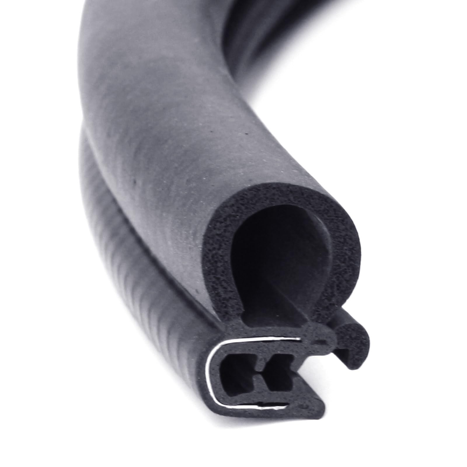 Car Rubber Sealing Strips Front Rear Side Sliding Door Bonnet Rubber Body Seal for for Transit for Tourneo for Connect for Courier for Custom Mk5 Mk6 Mk7 8 Car Door Rubber Seal(4 Meters-Side Tube)