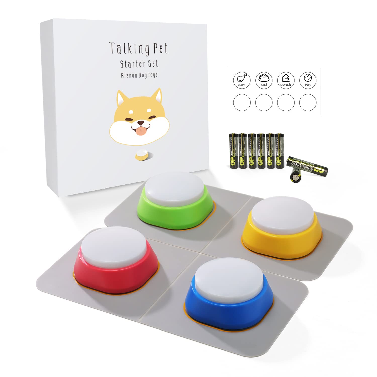 Buy Dog Buttons for Communication, Pet Talking Button Set Gifts for