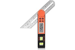 0-360° T-Bevel Gauge & Protractor Degree Angle Finder
