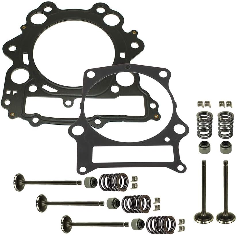 Amhousejoy Cylinder Intake Exhaust Valve Kit Fit for Yamaha Raptor 660R YFM660R 4X4 2001 2002 2003 2004 2005
