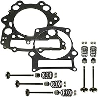 Vista 2 de Amhousejoy Kit de válvula de escape de admisión de cilindro para Yamaha Raptor 660R YFM660R 4X4 2001 2002 2003 2004 2005