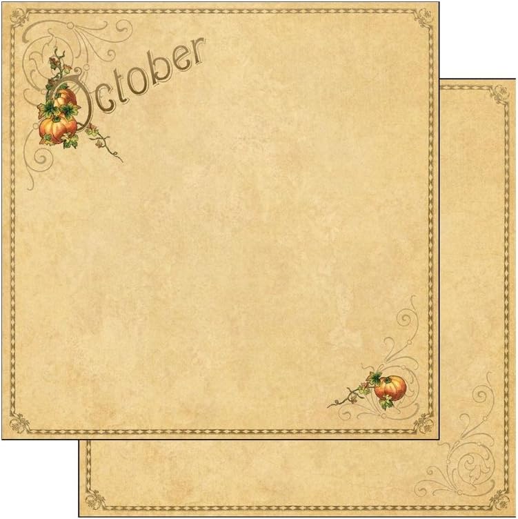 Place in Time Graphic 45 Paper 12x12 Foundation October