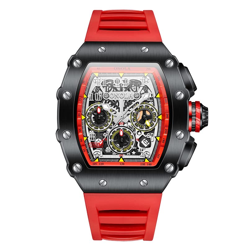 OVERFLY Onola Unique Dial Chronograph Luxury Mens Watch (B0BJKB4V2S) Amazon Price History, Amazon Price Tracker