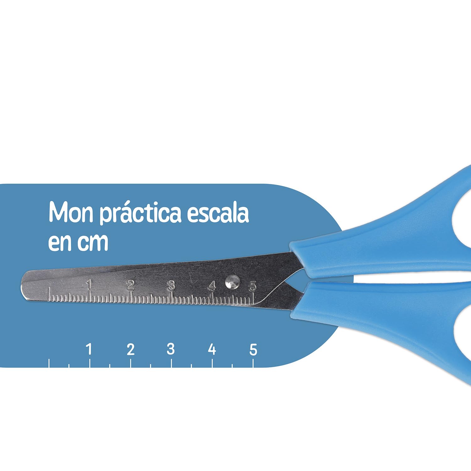 Westcott Tijeras para niños, 30 unidades en caja expositora | Tijeras con escala integrada de 5 cm | Tijeras para manualidades de 13 cm (5"), ideales para manos infantiles | Punta redondeada | E-2150S