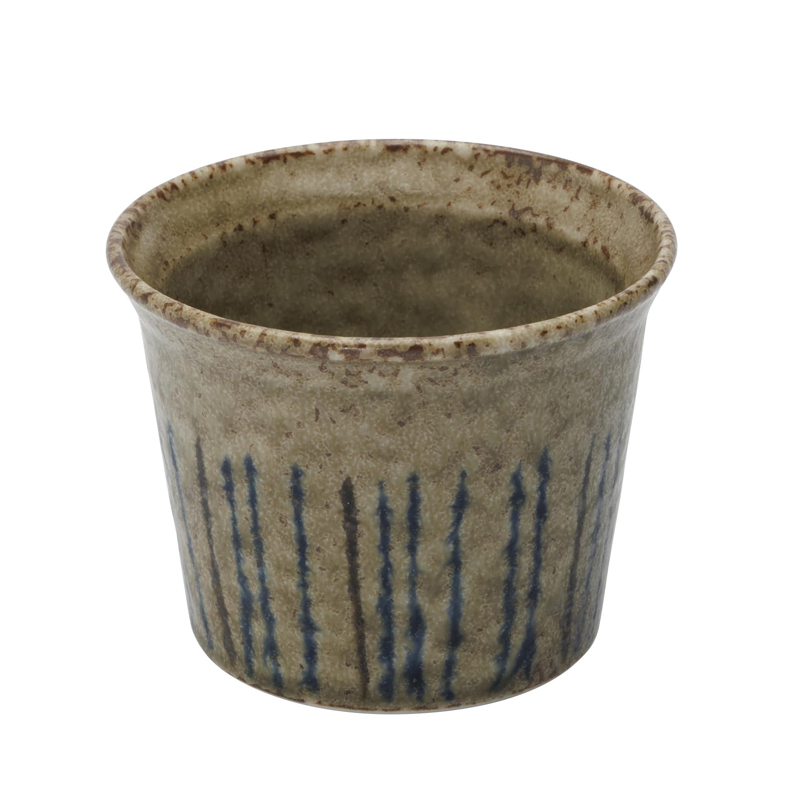 Mino Ware Pine Leaf Buckwheat Dipping Cup