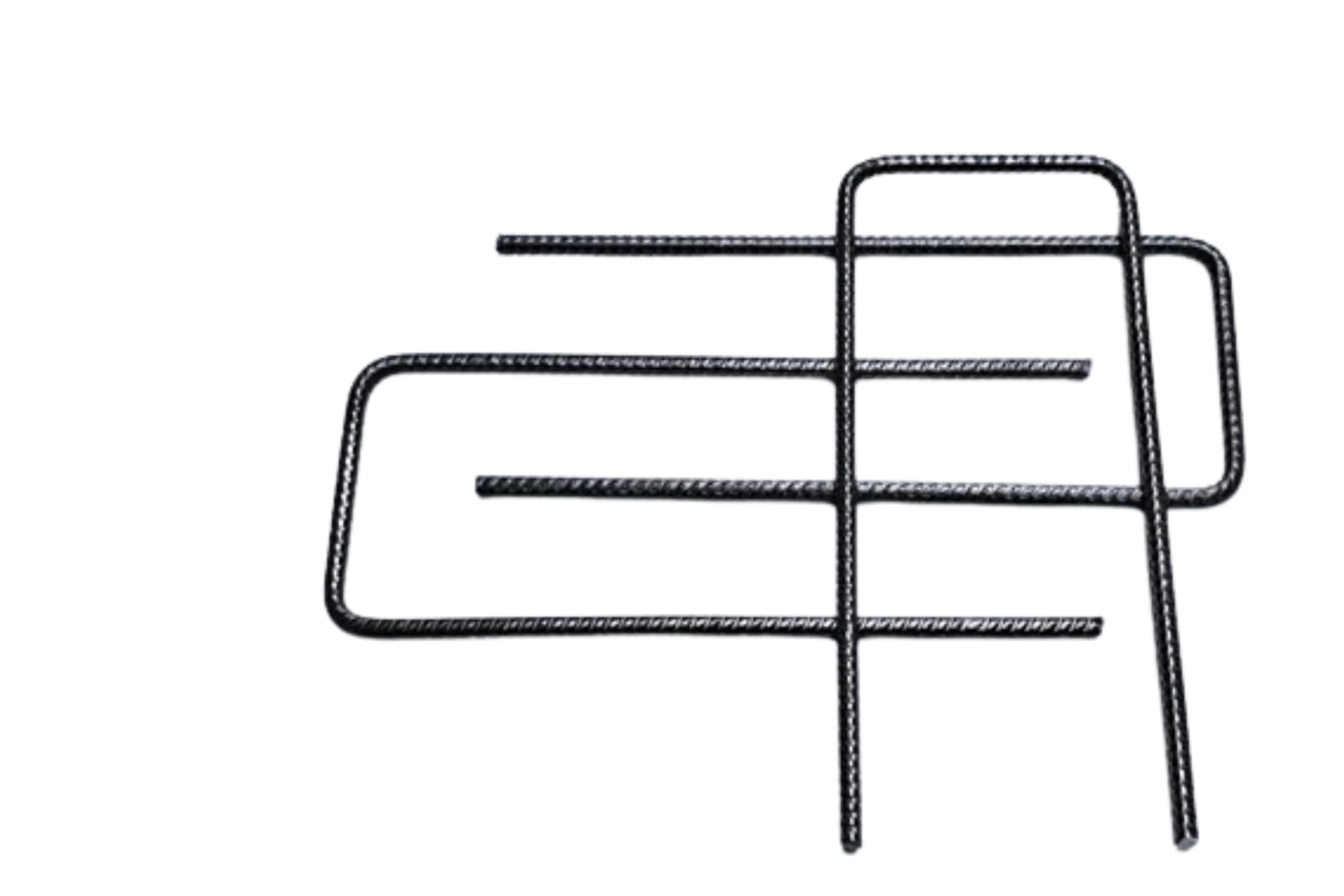 H:100mm S:200mm 10er Ø8 mm U-Bügel Baustahl Steckbügel Betonstahl Bügel Bewehrungsstahl für Ihre Bauvorhaben