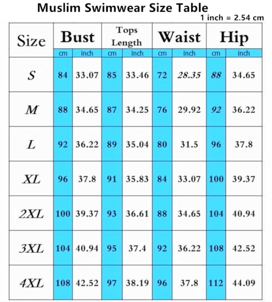 KXCFCYS Modest Swimwear Long Sleeve Swimsuit Bathing Suit Beachwear Costume