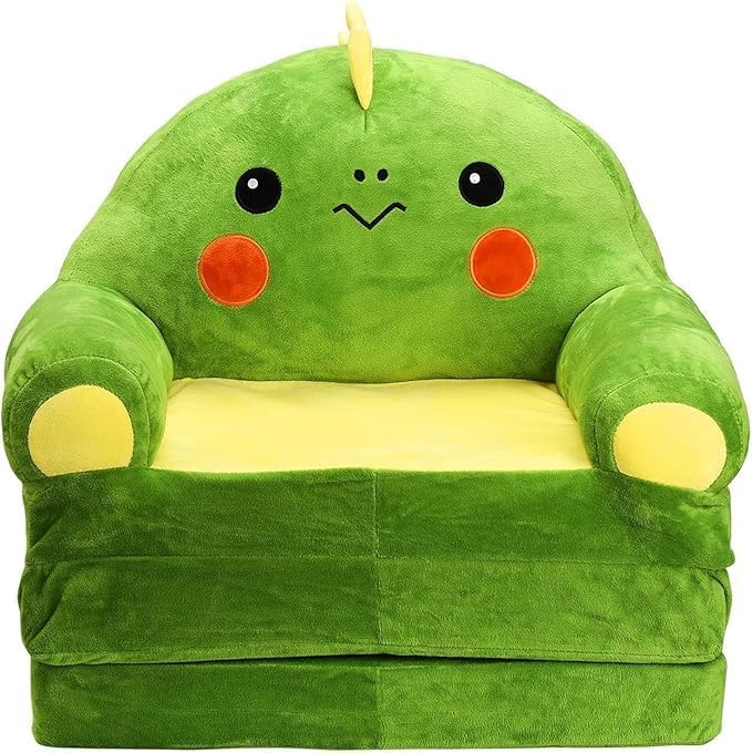 ATOOZED Foldable Kids Sofa,2 in 1 Children Sofa Bed Backrest Armchair Cute Cartoon Children Couch,Lazy Sofa Children Flip Open Sofa Bed for Living Room Bedroom(Without Liner Filler)-image-39