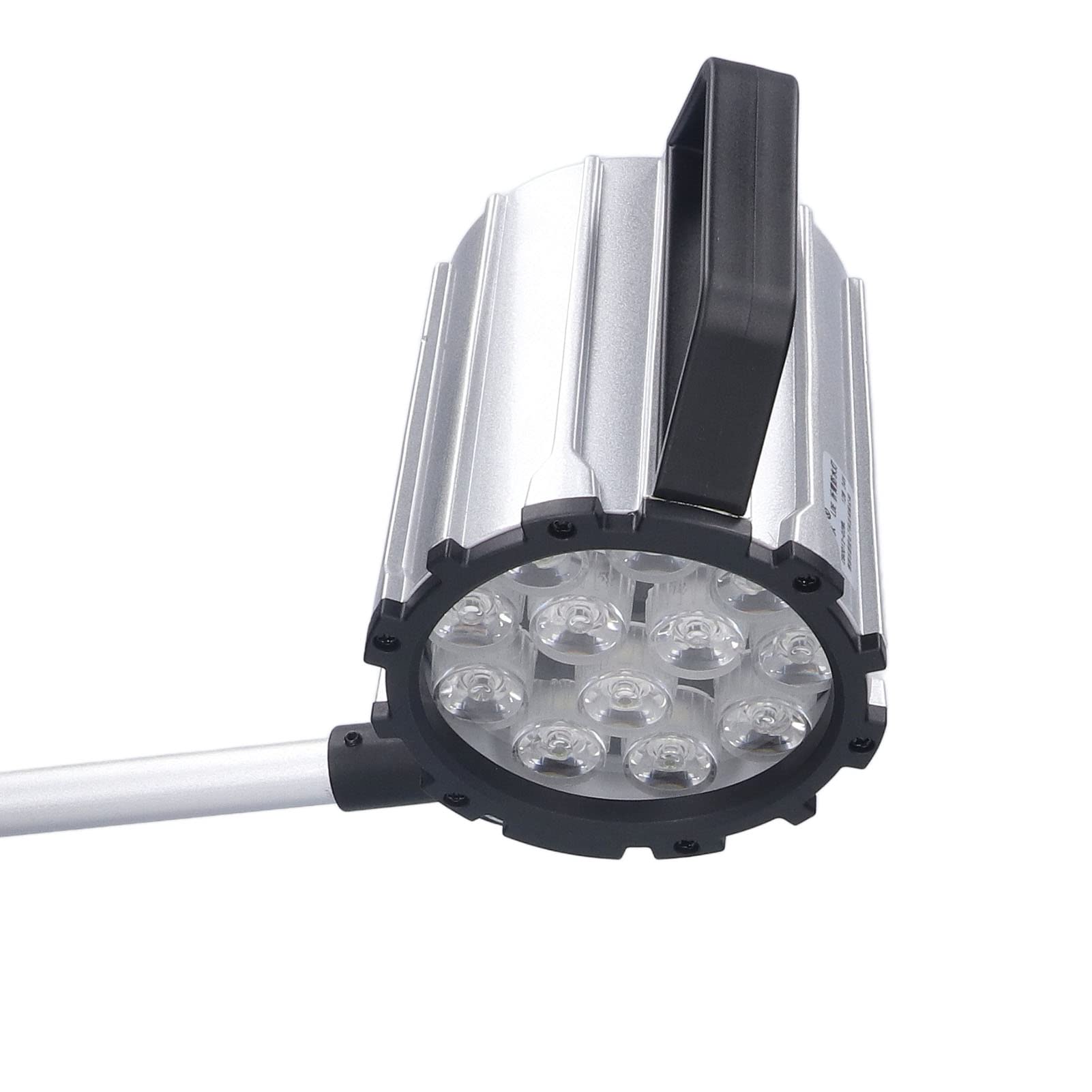Luce per Macchina con Braccio Flessibile, 12W 24V Lampada da Lavoro Pieghevole a LED Impermeabile in Lega di Alluminio Luce da Banco Multiuso Ad Angolo Regolabile per