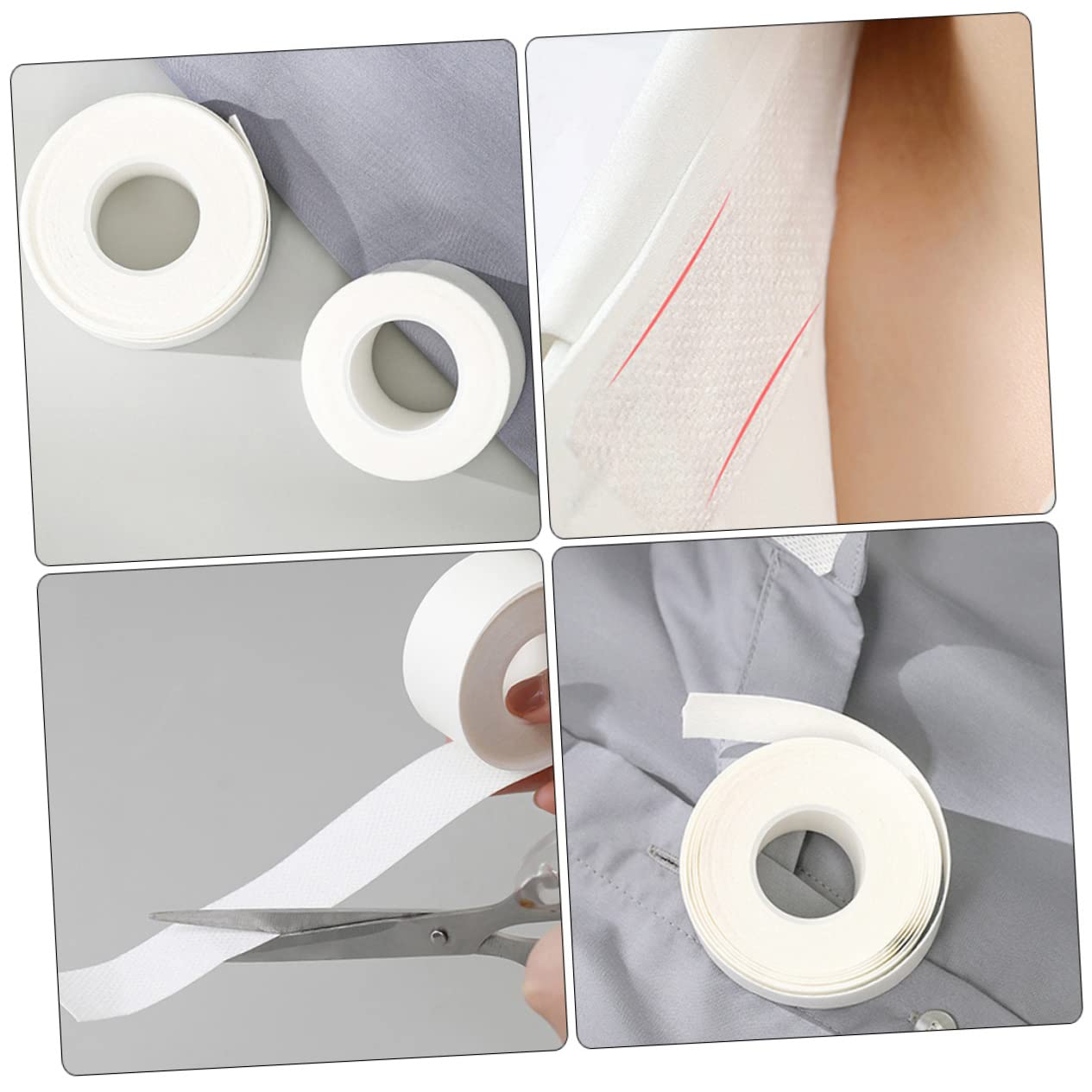 Holibanna Sweat Protector Patch Breathable Absorption Pad Collar Accessory Sticky Sweat Liner Portable for Summer