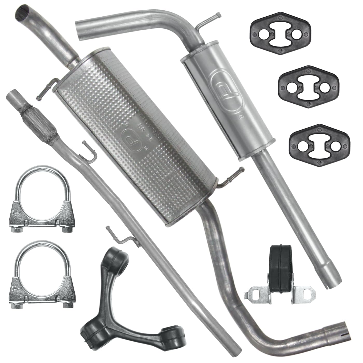 POLMOstrow Auspuff für Skoda Fabia 2 II 2010-2014