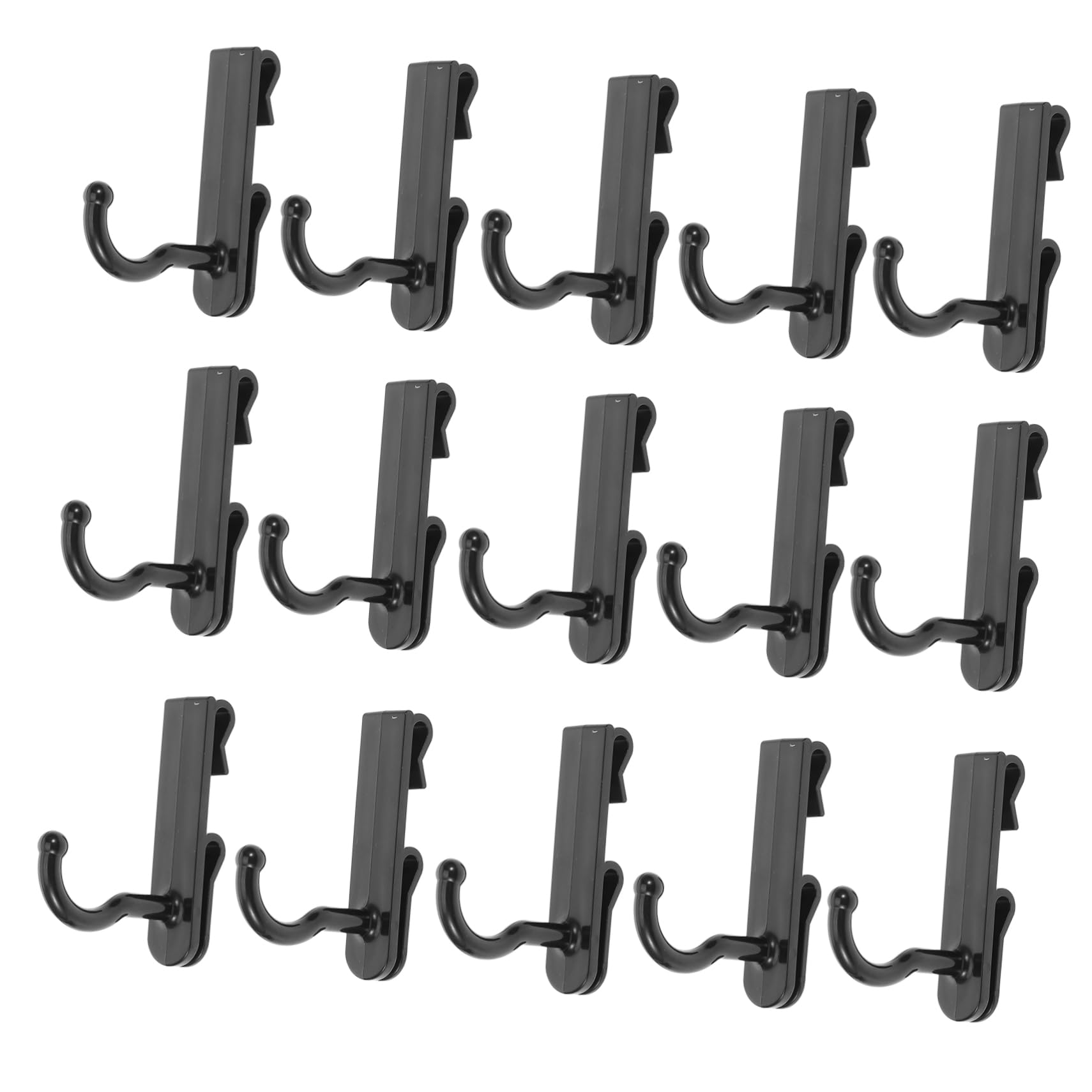 Holibanna 24pcs Hooks White Removable Hooks for Hanging Wall Adhesive Accessories