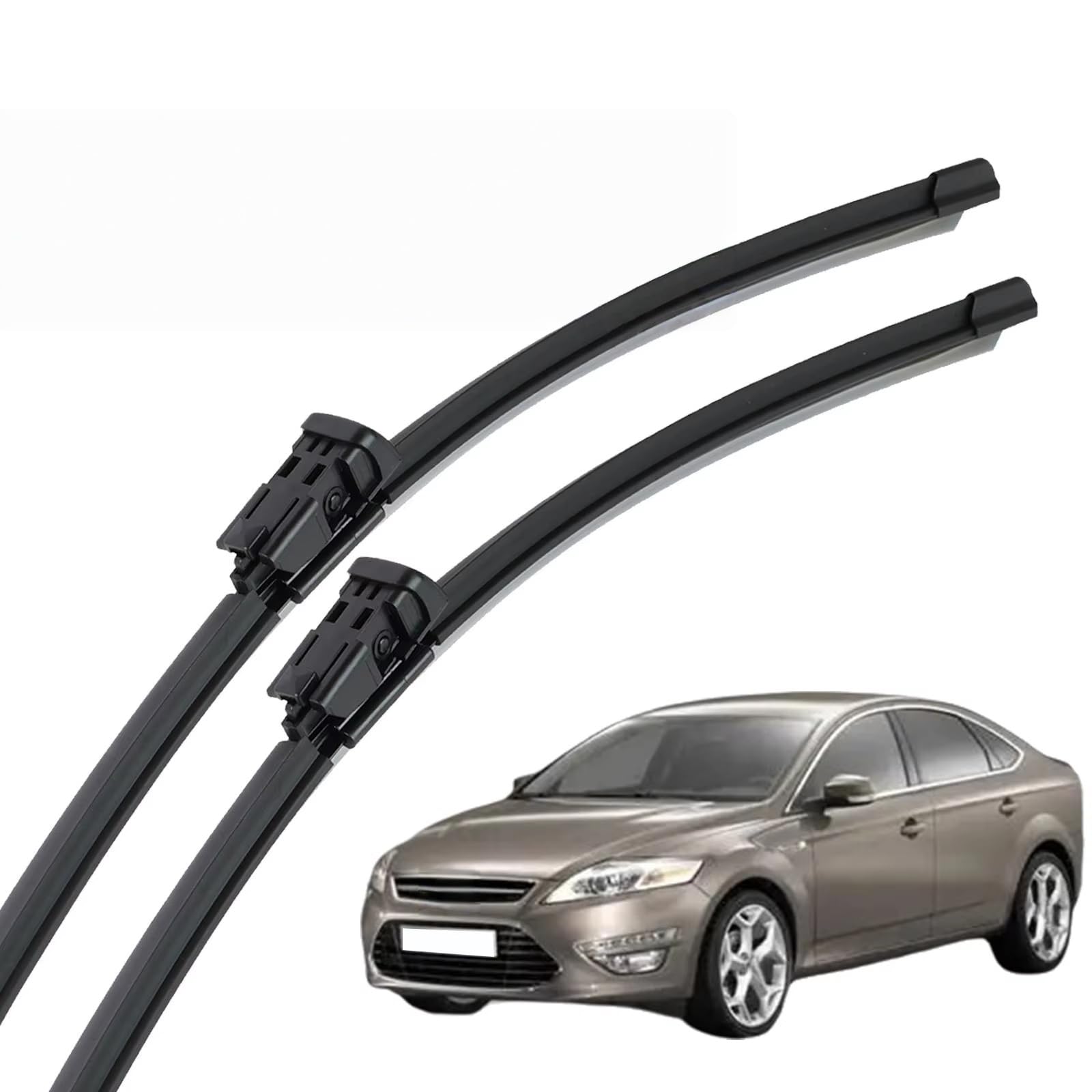 PAPEP Windscreen Wiper Blades for Ford Mondeo 4 2007-2014 26"+19", Front Replacement Wipers OEM Quality Water Repellent Rubber Automotive Windshield