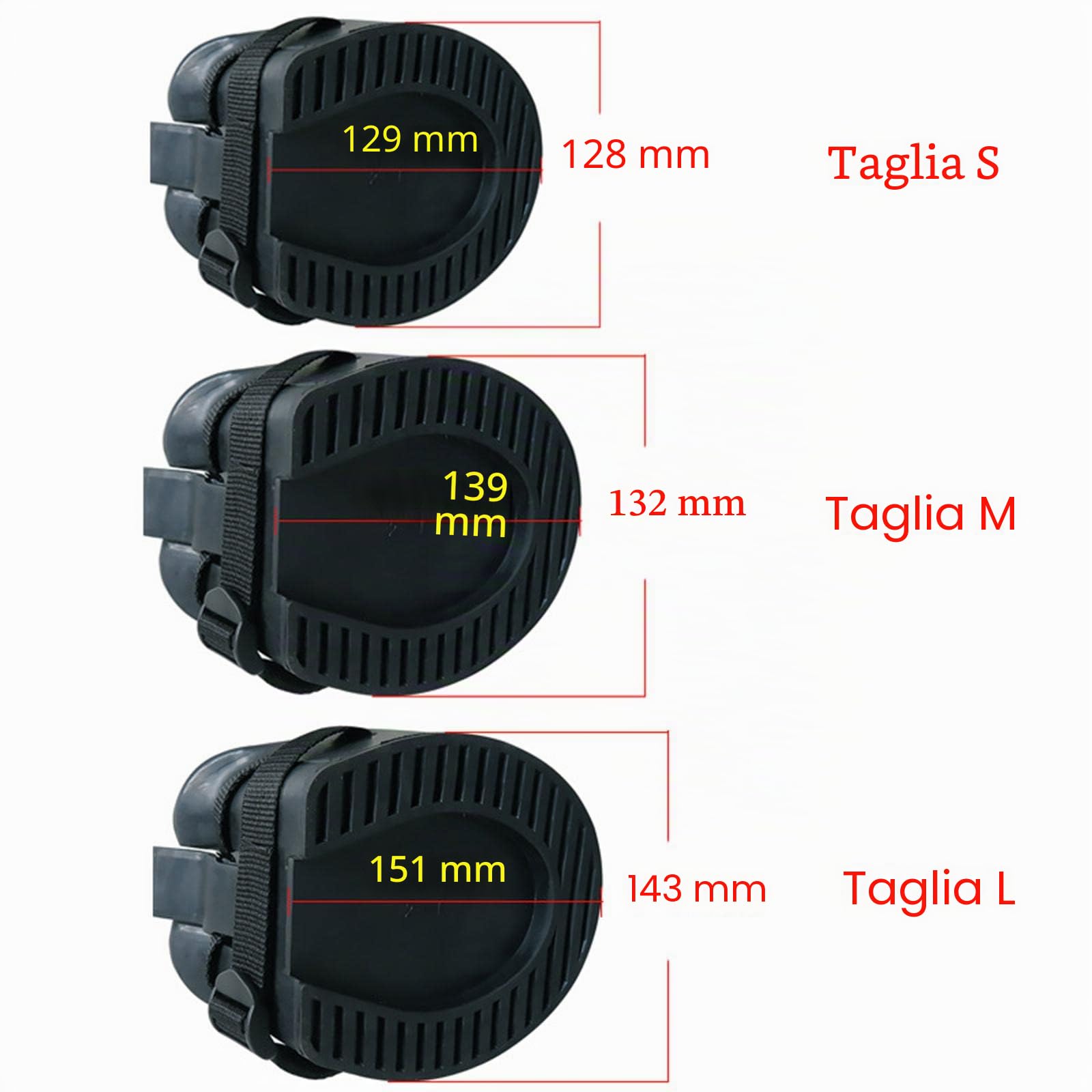 2X Stivali per Zoccoli di Cavallo in Gomma per Proteggere Le Scarpe da Equitazione L