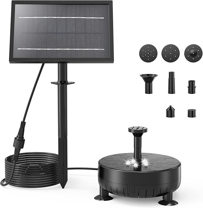 The Best Ankway Solar Bird Bath Fountain Pump For Garden