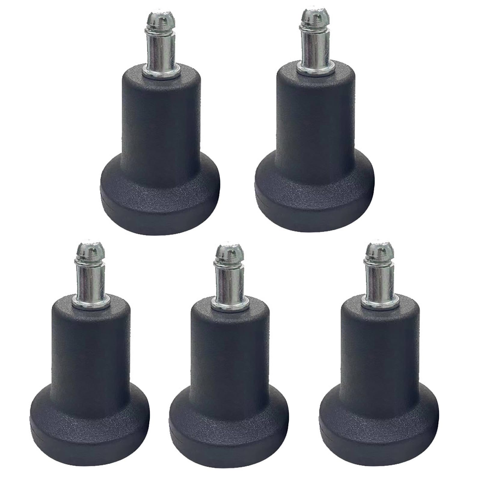 5Pcs Chair Glides Replacement Rotates Casters Wheel Heavy Duty Wheel for Fixed Stationary Use on All Floor Types Heavy Duty Chair Feet
