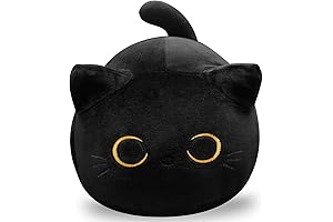 Soft Black Cat Plush Toy