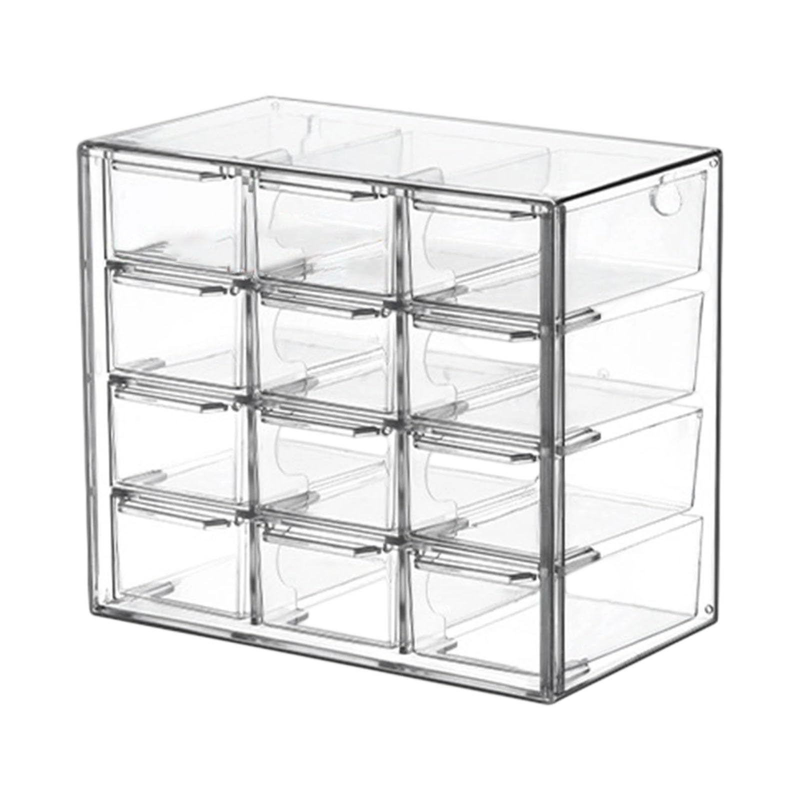 Shurhome Sturdy Stackable Drawer Organizers for Glasses Sunglasses on Desktop Crafted of Acrylic Materials Organizers