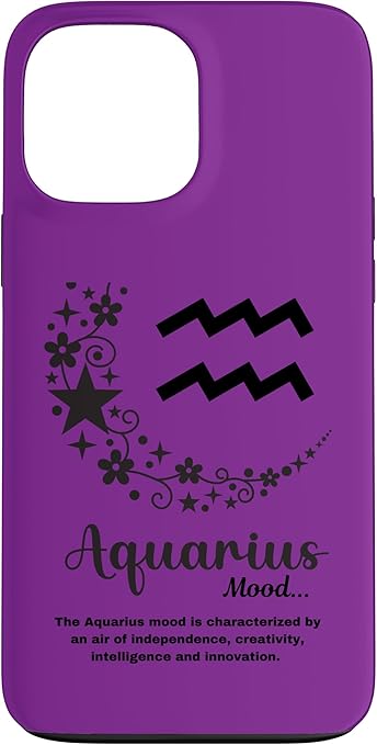 iPhone 13 Pro Max Aquarius Mood Case