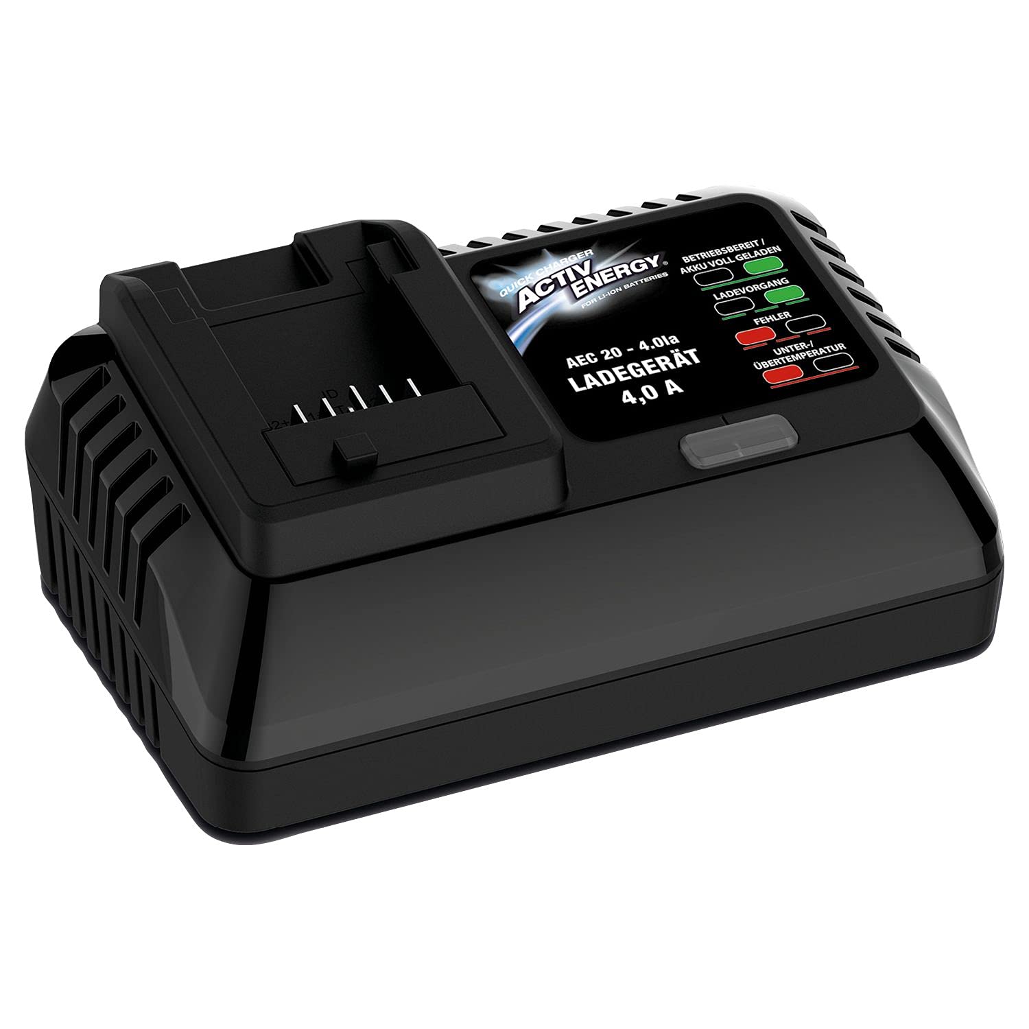 Activ Energy Chargeur de Batterie, Universel, pour Outils de Jardinage sans Fil Ferrex