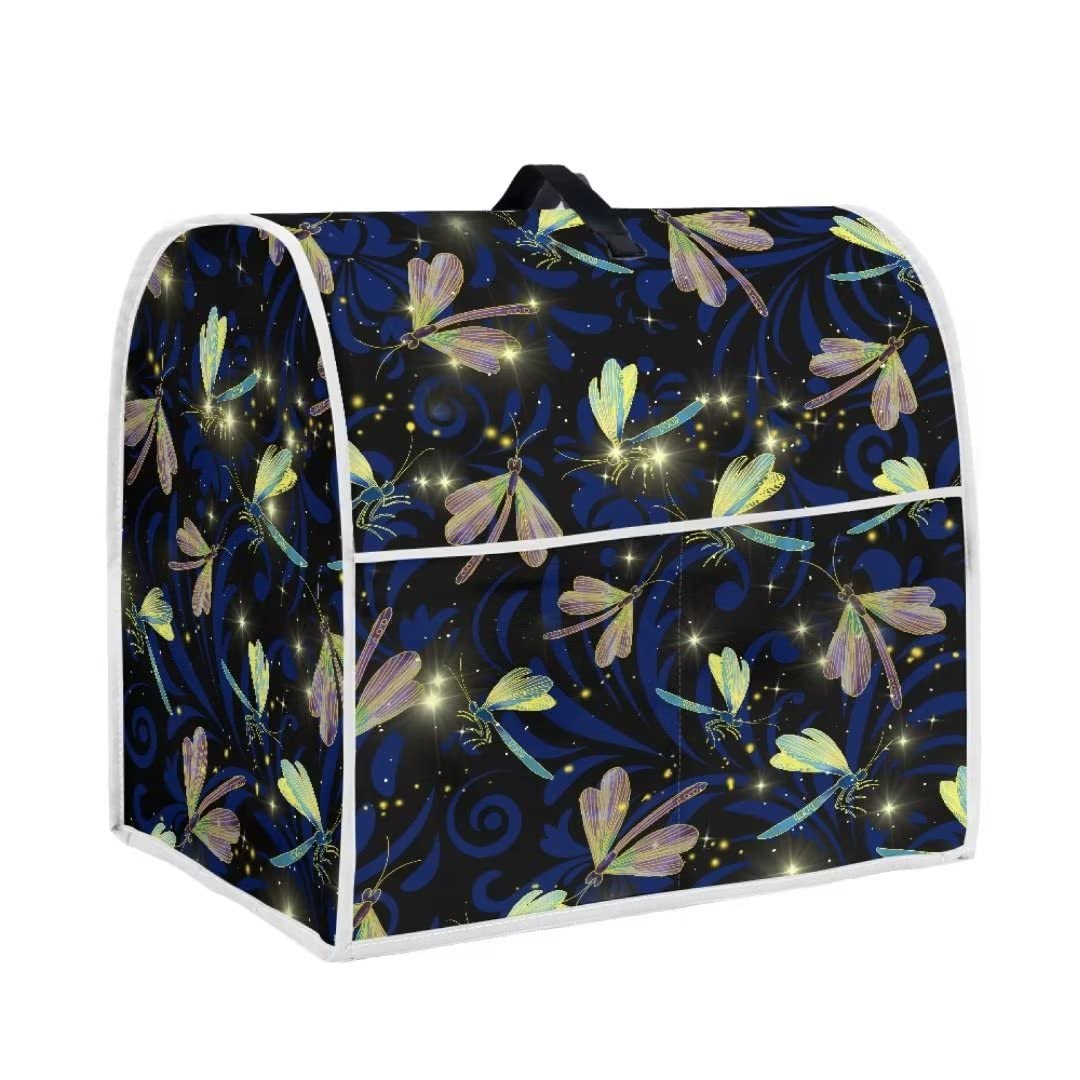 SCRAWLGOD Butterfly Print Stand Mixer Cover for Most Kitchen Aid Mixers,Kitchen Appliance Dust Cover with Handle for Storage Mixer Accessories, Washable