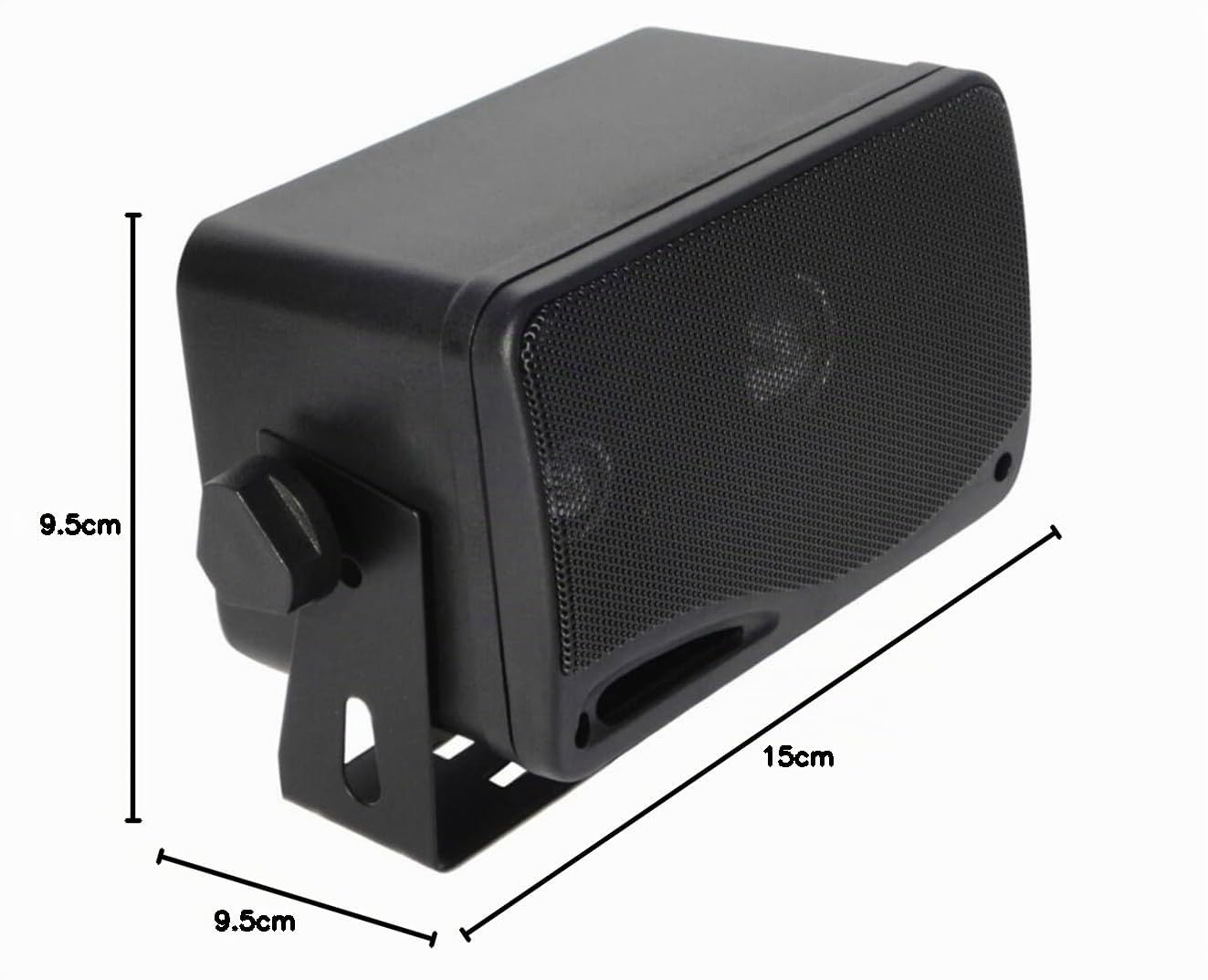 KIT SET PER PYRAMID 2022SX 2 casse black bass reflex da 15 cm a 3 vie da 200 watt rms e 400 watt max a coppia per interni auto camper casa locali commerciali pub bar hotel, a coppia + staffe omaggio