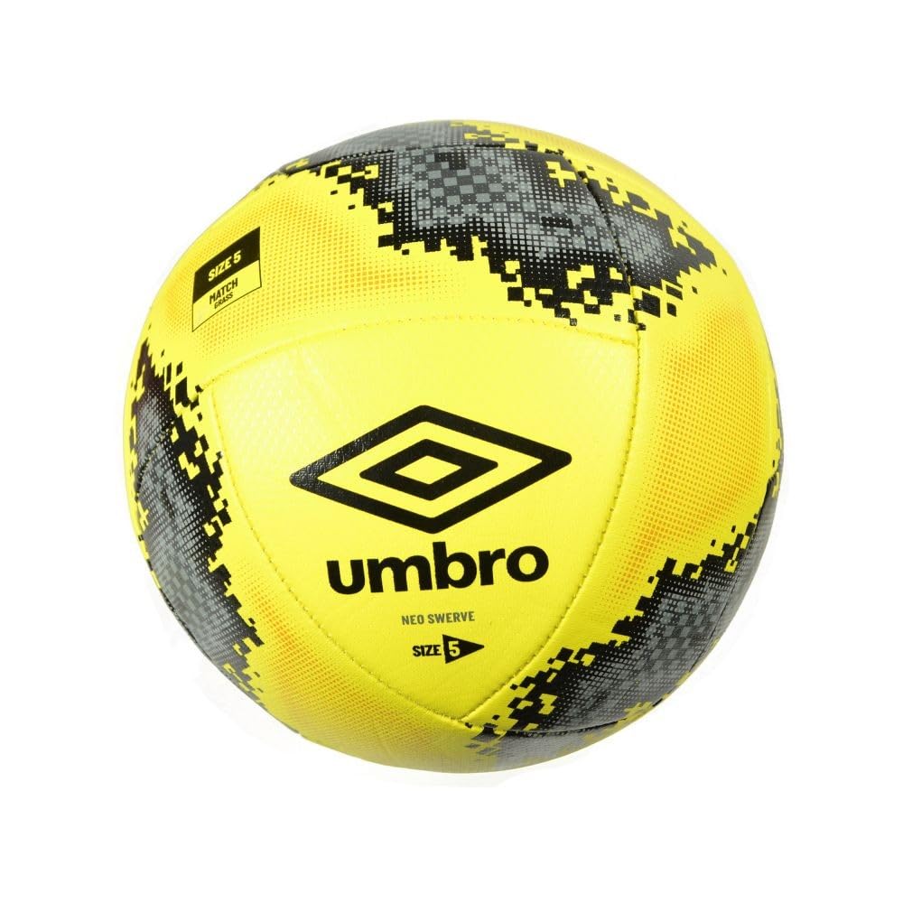 Umbro Men's Black / Yellow Neo Swerve Football (5) (Black/Yellow)