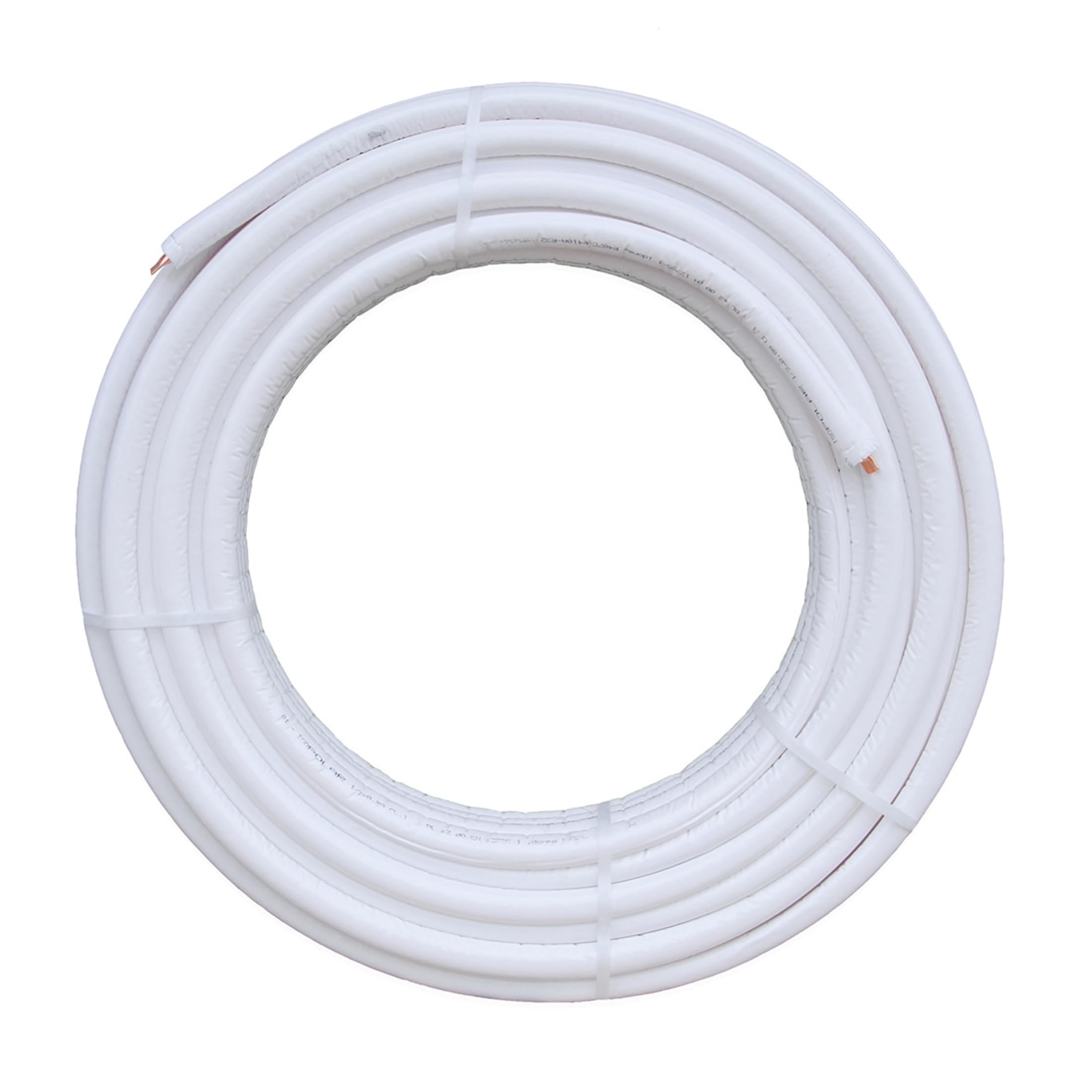 3S SuperSamaStore Tubo de cobre preaislado para aire acondicionado, EN 12735-1, tubería de cobre profesional CU-DHP 99,9% para climatizadores y refrigeración, diámetro de 5/8 pulgadas (15,88 mm