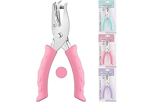 NEBURORA Hole Punch, Cute Pink Single Hole Puncher