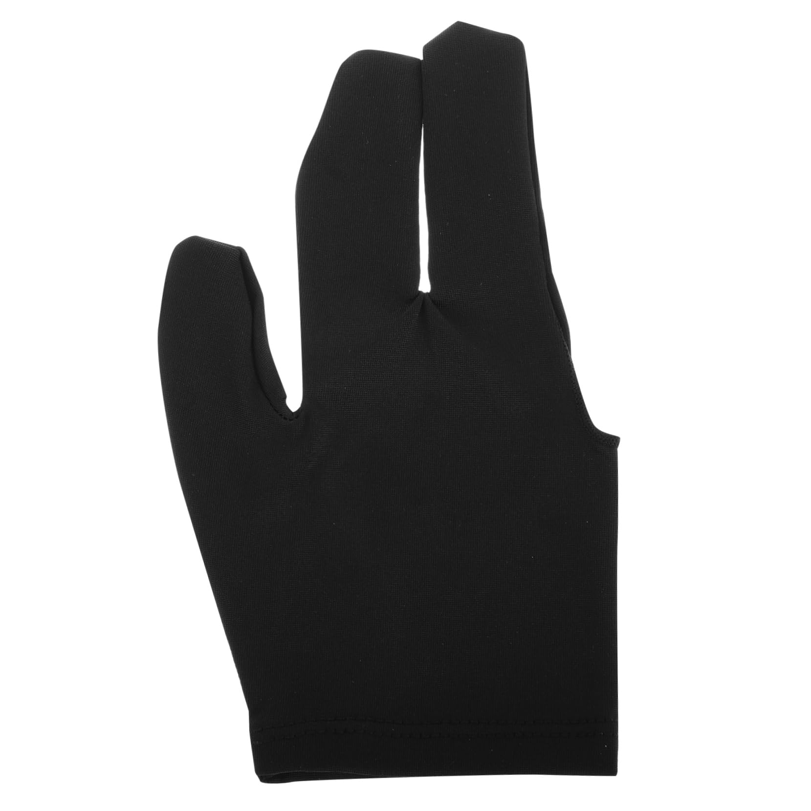 Sosoport Billiard Glove for Left Hand Three Finger Pool Glove with Nonslip Grip and Ventilated Design Comfortable Wear for Professional and Amateur Players Black