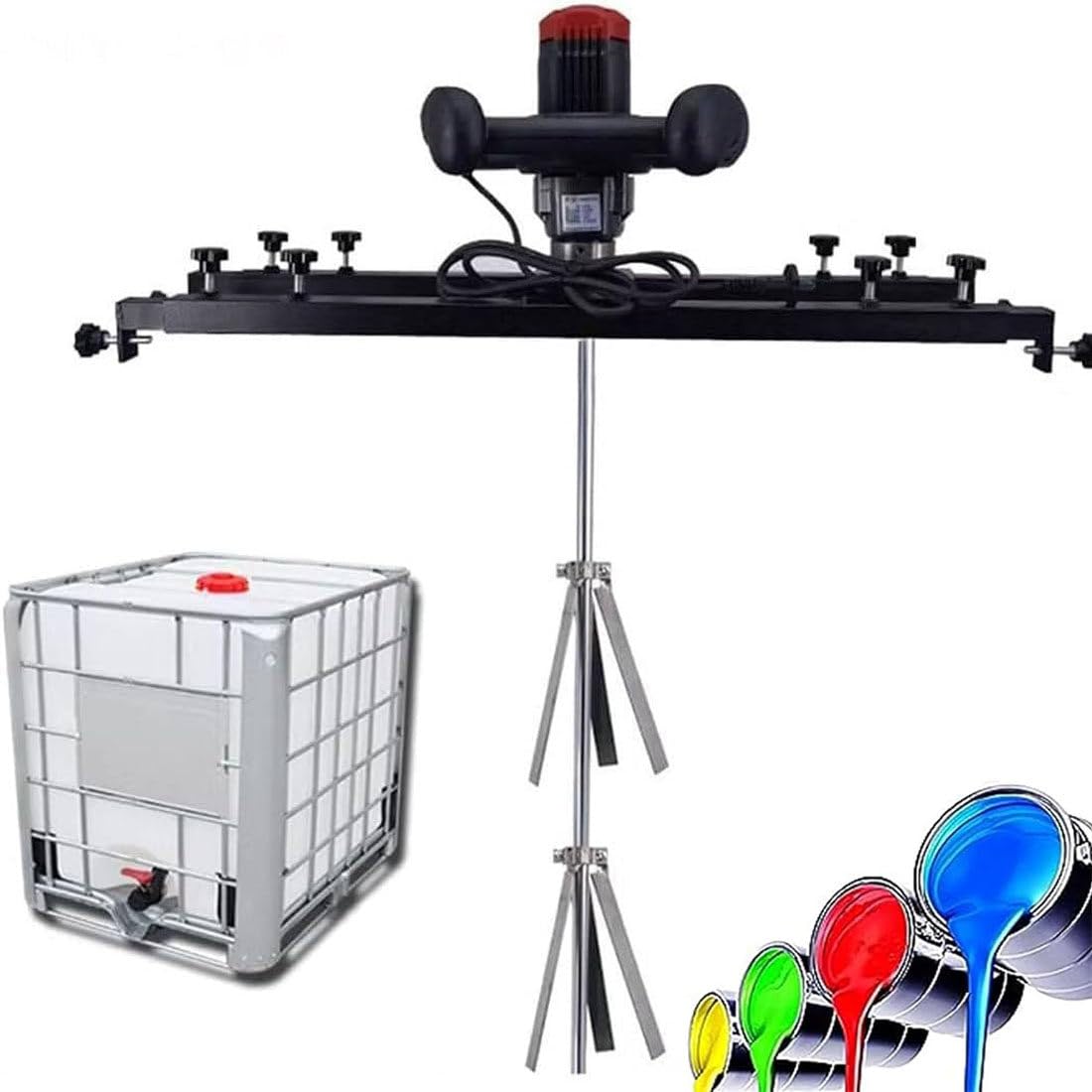 Agitador neumático Montaje IBC para Tanque IBC, Agitador de Pintura, Máquina agitadora de Pintura, Agitadores de Aire con Soporte, Equipo de Mezcla de Pintura