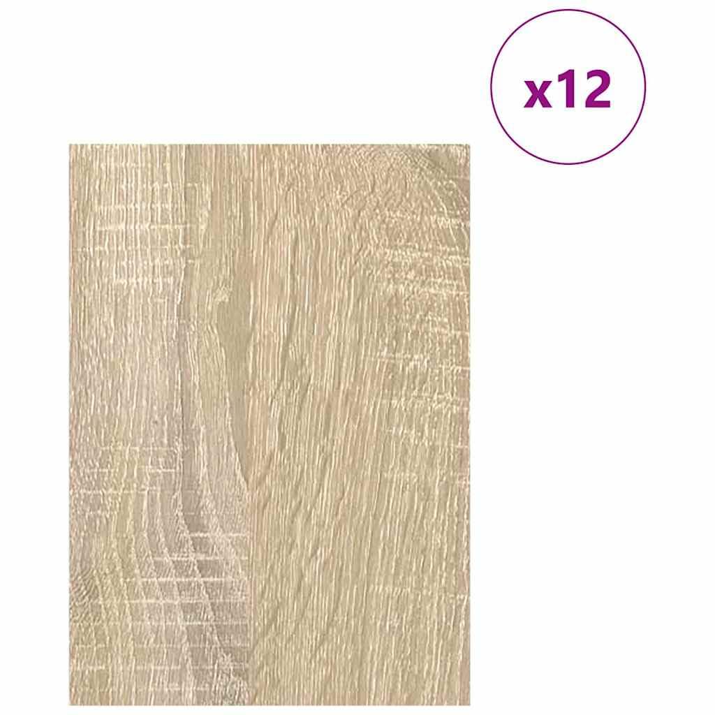 12 placas decorativas de roble Sonoma, 15 x 21 x 0,27 cm, madera para pintar y manualidades, moldes de madera para cumpleaños infantiles, juego de manualidades, placas de madera, letras, formas para