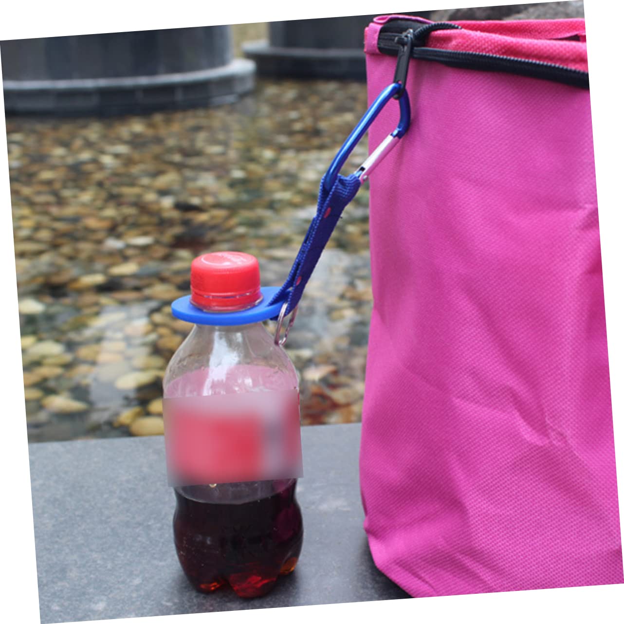 Toddmomy 3 Sätze Wasserflaschenhalter Clip Tragbarer Haken Für Rucksack Für Outdoor Aktivitäten Wie Camping Und Reisen Zufällige Zufällige Farbe 6 Stück * 3
