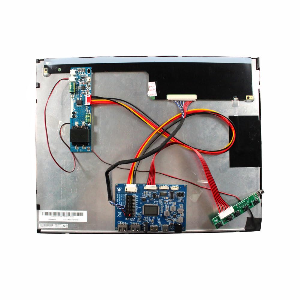 FanyiTek 15 inch 1024x768 4:3 1000nit High Brightness IPS Outdoor LCD Screen and Type C USB LVDs Controller Board
