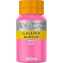 Winsor & Newton Galeria Colore Acrilico 500ml – Rosa Opera