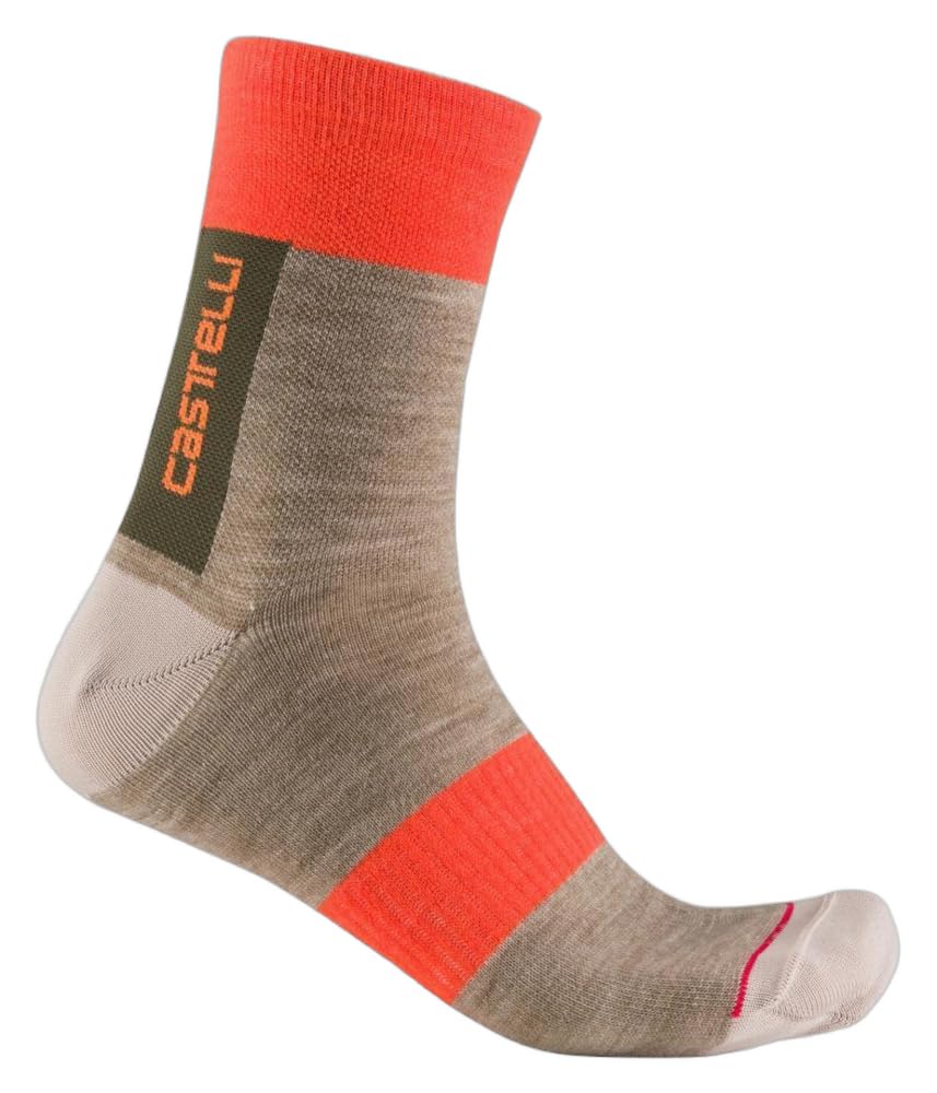 CASTELLI 4523556-294 VELOCISSIMA TH SOCK Skarpetki Unisex CLAY Rozmiar S/M