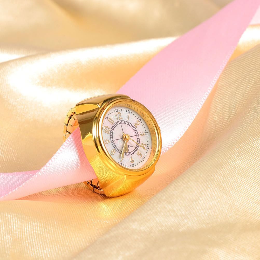 PartyKindom Digital Finger Watch for Men Women: 2Pcs Round Finger Watches Ring for Everyday Decor - Image 5