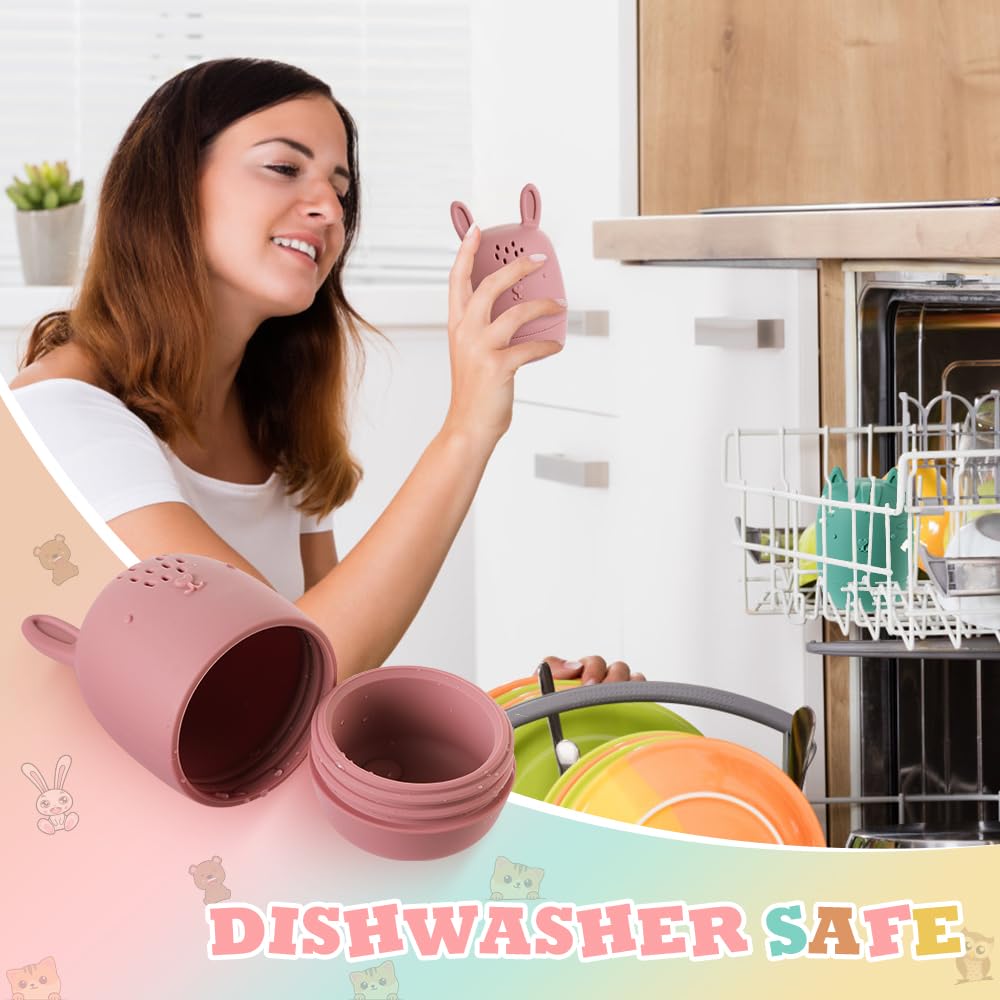 HOTUT Badewannenspielzeug, 7 Stück Silikon Badewannen Spielzeug, Badespielzeug BPA-Free Wasserspielzeug Baby, Süße Bade Spritztiere, Badetiere für Babys und Kleinkinder