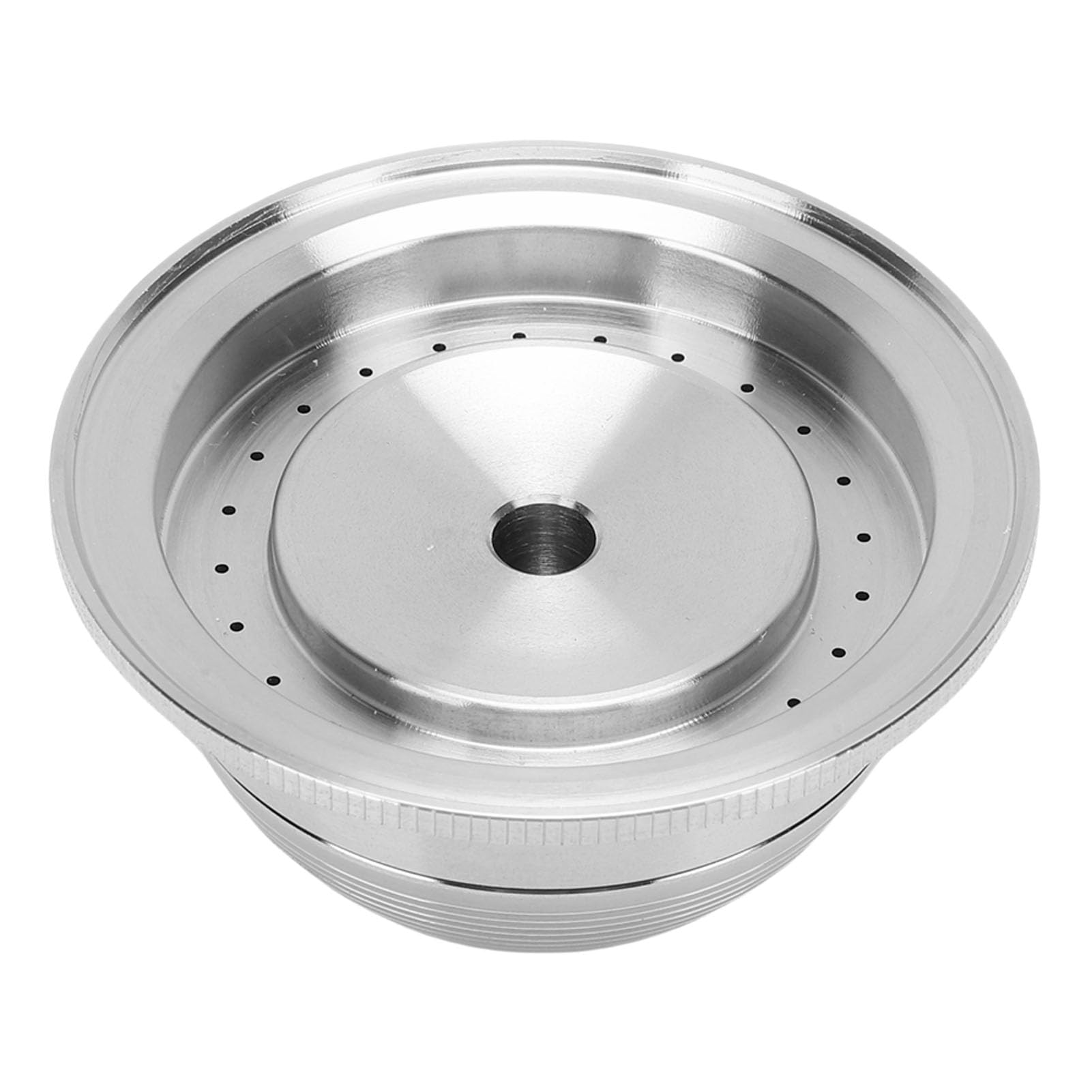 Generic Cápsula de café Reutilizable de Acero Inoxidable, Cápsula Recargable de 80 Ml con Cuchara para Cepillo para Máquina de café, Solución Fácil de Limpiar y Reutilizable para Amantes del