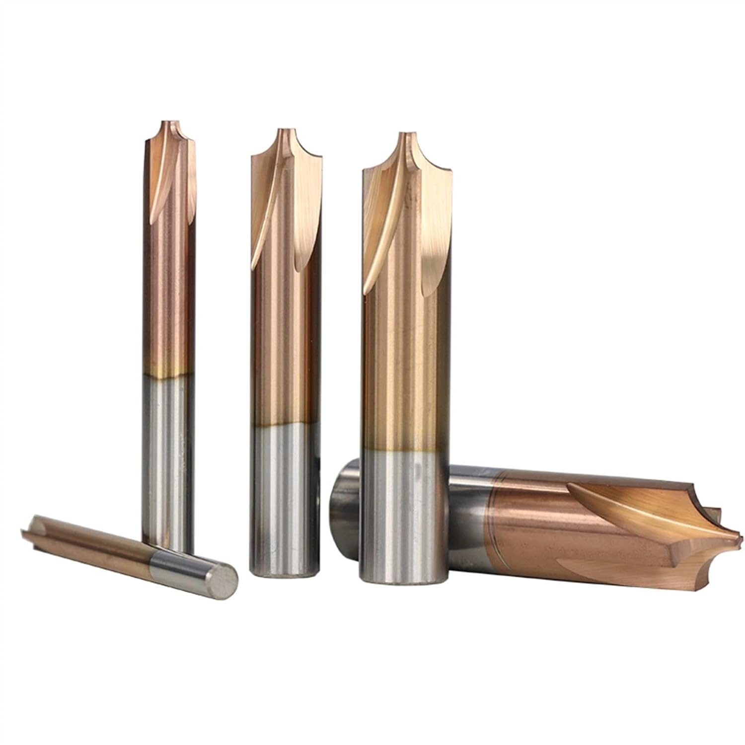 Corner Rounding Coated Carbide End R0.5-R5.0 Machine Router Bit 1Pcs (Size : R3xD8x50L)