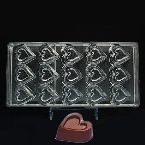 Vista 61 de Grainrain Moldes de chocolate de plástico Moldes de caramelo de flores Moldes de policarbonato de plástico Moldes de chocolate transparente duro DIY