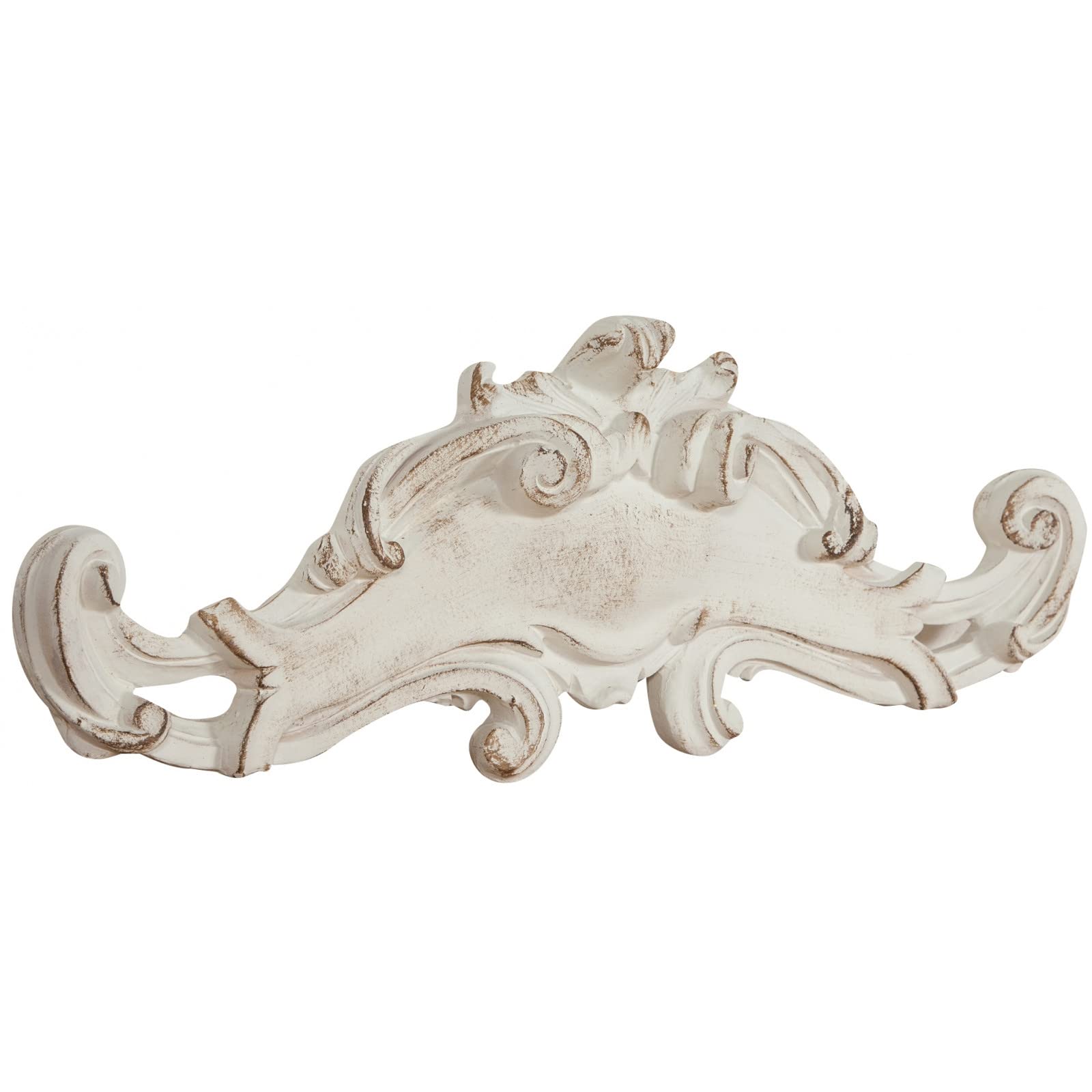 Biscottini Fregio Legno 58x20 cm Made in Italy | Fregi per mobili e pareti | Fregi in Legno Decorativi per mobili e pareti con Finitura Anticata