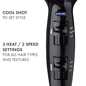HOT TOOLS Professional 2100 Ionic Anti-Static Hair Dryer